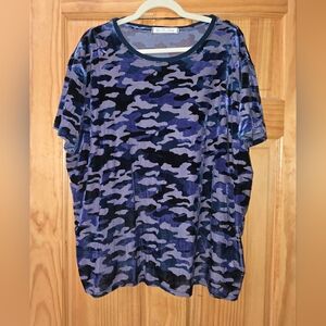 Free People Camo Print Women's Top